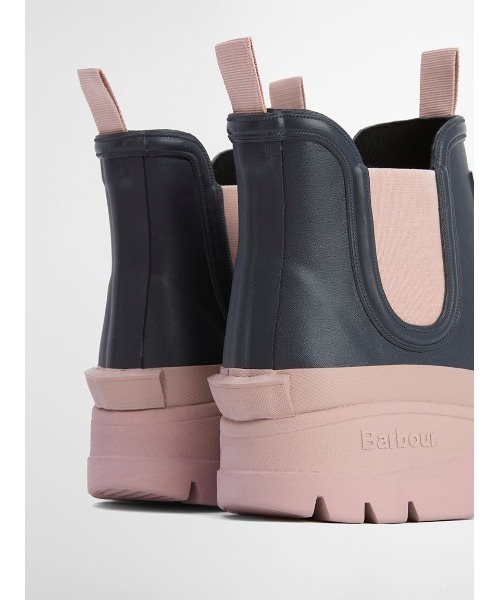 Barbour（バブアー）の「Nimbus サイドゴア ショート レインブーツ（レディース）（レインシューズ・レディース・ブラック/ピンク/グレー・3/4/5/6）」の20枚目の写真