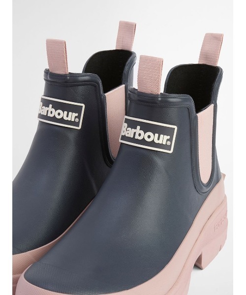 Barbour（バブアー）の「Nimbus サイドゴア ショート レインブーツ（レディース）（レインシューズ・レディース・ブラック/ピンク/グレー・3/4/5/6）」の21枚目の写真