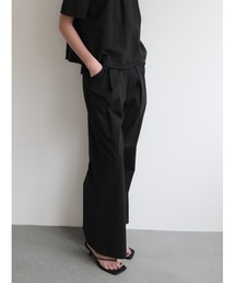 Celeste | Tuck wide pants