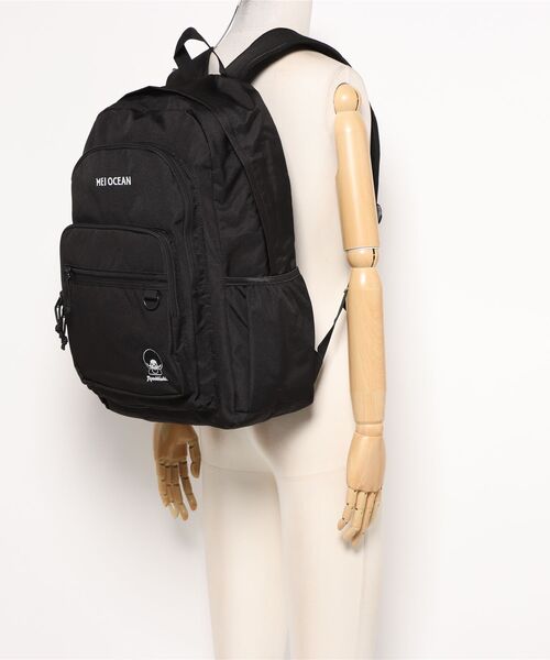 MEI OCEAN（メイオーシャン）の「メイオーシャン×モンチッチ リュックサック 31L（バックパック/リュック・メンズ・ブラック×ホワイト・FREE）」の6枚目の写真