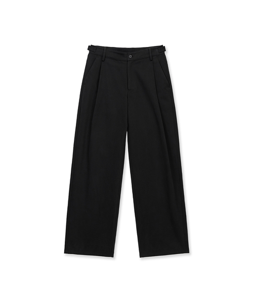 INTEMPOMOOD(インテンポムード)の「ロングプリーツチノパンツ : 3カラー(その他パンツ・メンズ・ベージュ/ブラック/カーキ・MEDIUM/LARGE/X-LARGE)」の2枚目の写真