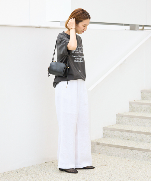 FRAMeWORK(フレームワーク)の「SKIN MINI BAG PACKABLE TOTE(ショルダーバッグ・レディース・ブラック/ブラウン・FREE)」の4枚目の写真