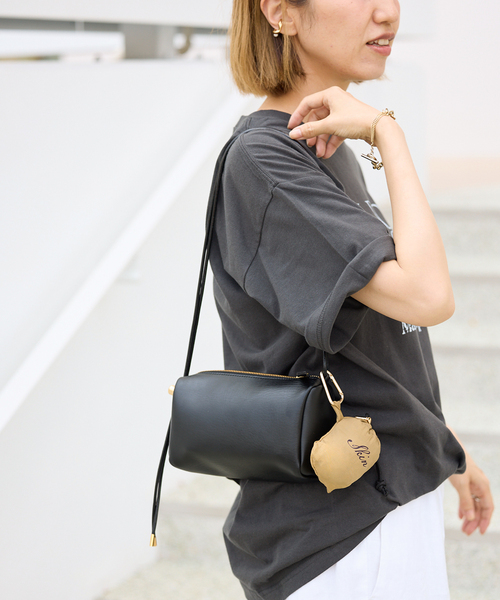 FRAMeWORK(フレームワーク)の「SKIN MINI BAG PACKABLE TOTE(ショルダーバッグ・レディース・ブラック/ブラウン・FREE)」の6枚目の写真