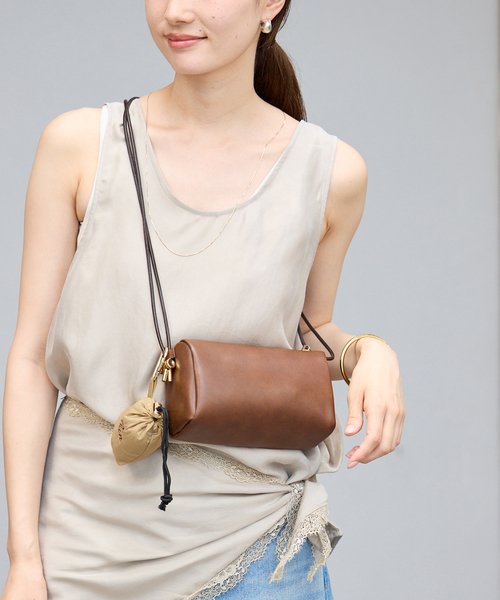 FRAMeWORK(フレームワーク)の「SKIN MINI BAG PACKABLE TOTE(ショルダーバッグ・レディース・ブラック/ブラウン・FREE)」の13枚目の写真