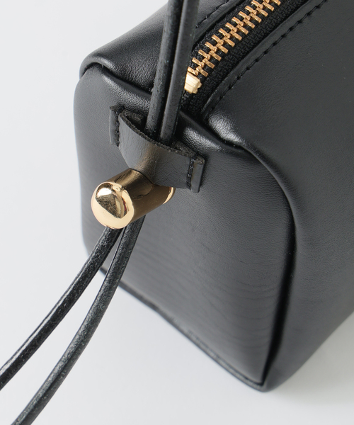 FRAMeWORK(フレームワーク)の「SKIN MINI BAG PACKABLE TOTE(ショルダーバッグ・レディース・ブラック/ブラウン・FREE)」の12枚目の写真
