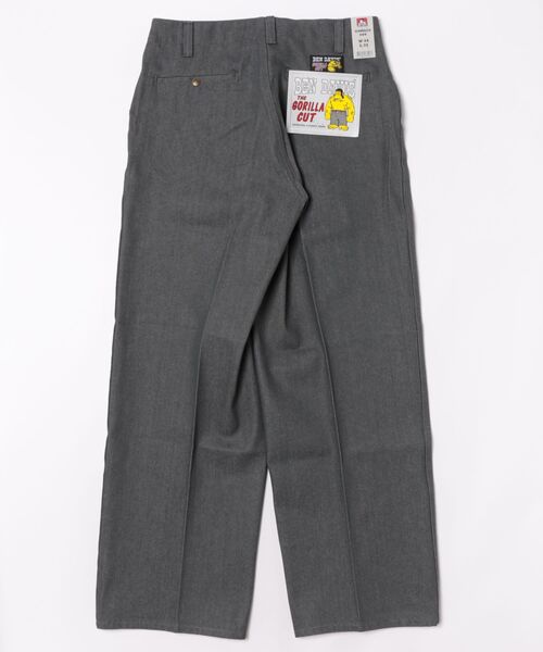 BEN DAVIS(ベンデイビス)の「《BEN DAVIS USA》USA GORILLA CUT CHARCOAL DENIM/ゴリラカット(チノパンツ・メンズ・チャコールグレー・W30xL32/W32xL32/W36xL32)」の4枚目の写真