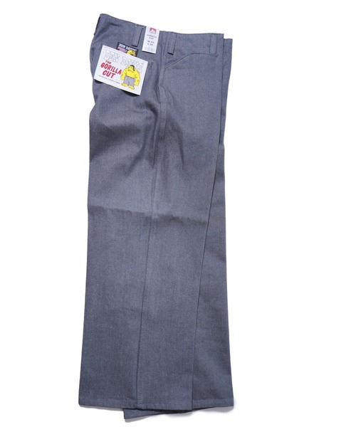 BEN DAVIS(ベンデイビス)の「《BEN DAVIS USA》USA GORILLA CUT CHARCOAL DENIM/ゴリラカット(チノパンツ・メンズ・チャコールグレー・W30xL32/W32xL32/W36xL32)」の1枚目の写真
