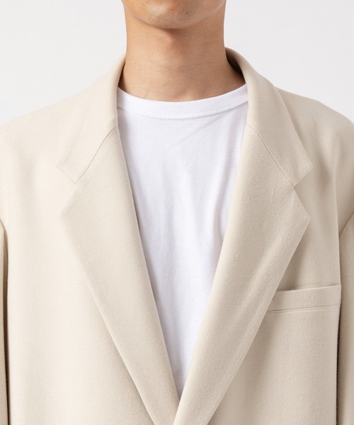 UJOH(ウジョー)の「Side Slit Fringe Long JKT(ブルゾン・メンズ・ブラック/タン・5/4)」の17枚目の写真