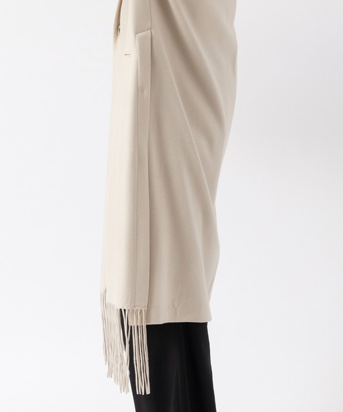 UJOH(ウジョー)の「Side Slit Fringe Long JKT(ブルゾン・メンズ・ブラック/タン・5/4)」の20枚目の写真