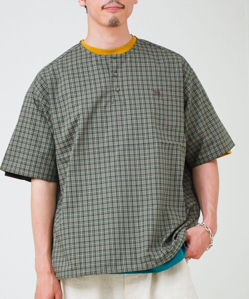 GLOSTER(グロスター)の「【BOY ASTLAD刺繍】スリーピングシャツ プルオーバーシャツ(シャツ/ブラウス・メンズ・ブラック系その他/ホワイト系その他/ブルー系その他/グリーン系その他・L/M)」の22枚目の写真