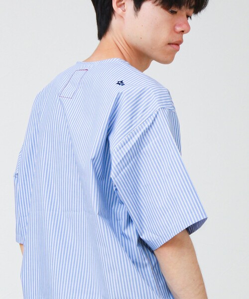 GLOSTER(グロスター)の「【BOY ASTLAD刺繍】スリーピングシャツ プルオーバーシャツ(シャツ/ブラウス・メンズ・ブラック系その他/ホワイト系その他/ブルー系その他/グリーン系その他・L/M)」の14枚目の写真