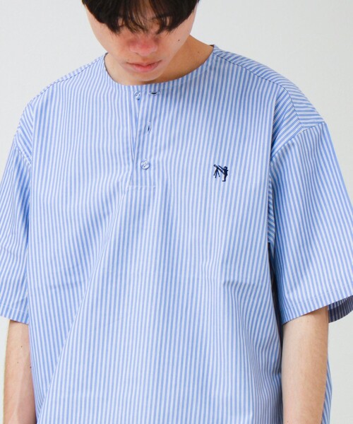 GLOSTER(グロスター)の「【BOY ASTLAD刺繍】スリーピングシャツ プルオーバーシャツ(シャツ/ブラウス・メンズ・ブラック系その他/ホワイト系その他/ブルー系その他/グリーン系その他・L/M)」の15枚目の写真