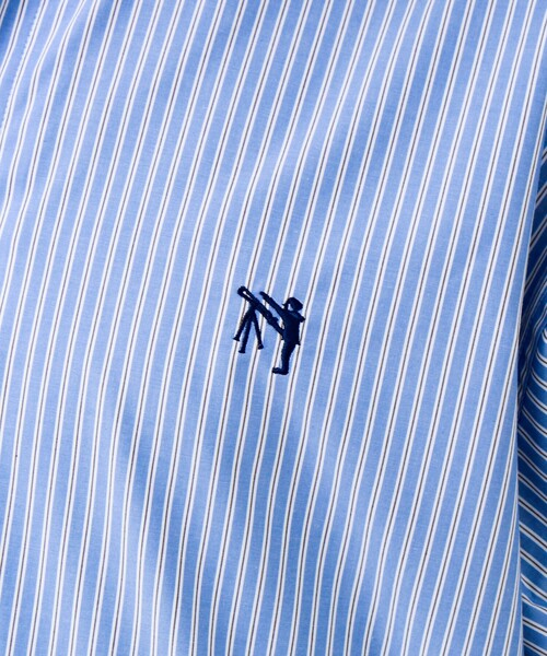 GLOSTER(グロスター)の「【BOY ASTLAD刺繍】スリーピングシャツ プルオーバーシャツ(シャツ/ブラウス・メンズ・ブラック系その他/ホワイト系その他/ブルー系その他/グリーン系その他・L/M)」の6枚目の写真