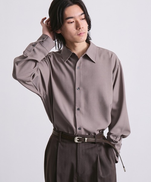 EMMA CLOTHES（エマクローズ）の「メタル3ピースバックル床革ベルト（ベルト・メンズ・ブラック/ブラウン・FREE）」の16枚目の写真