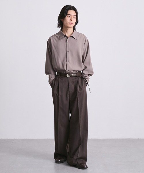 EMMA CLOTHES（エマクローズ）の「メタル3ピースバックル床革ベルト（ベルト・メンズ・ブラック/ブラウン・FREE）」の18枚目の写真