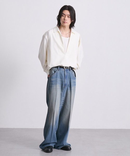 EMMA CLOTHES（エマクローズ）の「メタル3ピースバックル床革ベルト（ベルト・メンズ・ブラック/ブラウン・FREE）」の10枚目の写真