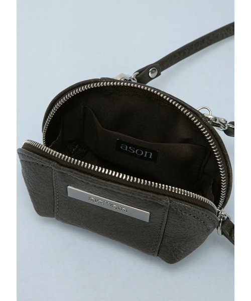 ASON(アズオン)の「COY POUCH BAG / BROWN(メッセンジャーバッグ・レディース・その他・FREE)」の4枚目の写真