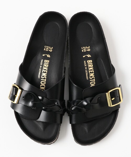 BEAMS F(ビームスエフ)の「BIRKENSTOCK / OITA BRAIDED レザーサンダル(サンダル・メンズ・ブラック・43/40/42/41/39)」の4枚目の写真