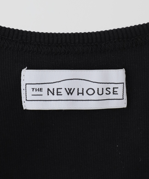 THE NEWHOUSE(ザニューハウス)の「THE NEWHOUSE/ザ ニューハウス COOPER HALTER NECK タンクトップ(タンクトップ・レディース・ブラック/ホワイト・SMALL)」の8枚目の写真