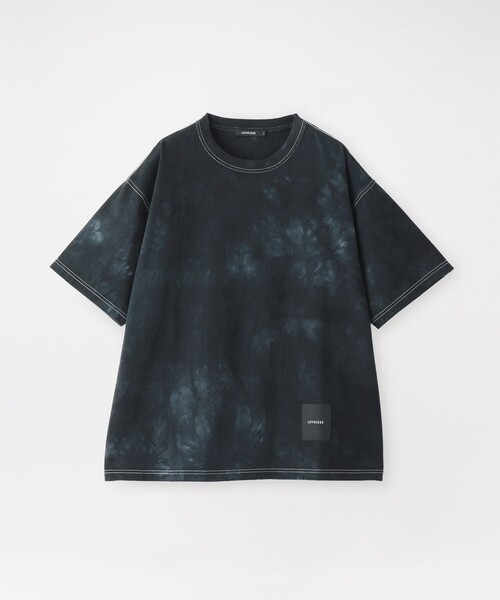 LOVELESS(ラブレス)の「ムラ染めオーバーTシャツ(Tシャツ/カットソー・メンズ・ブルー系その他7/ベージュ系その他2・M/L)」の1枚目の写真