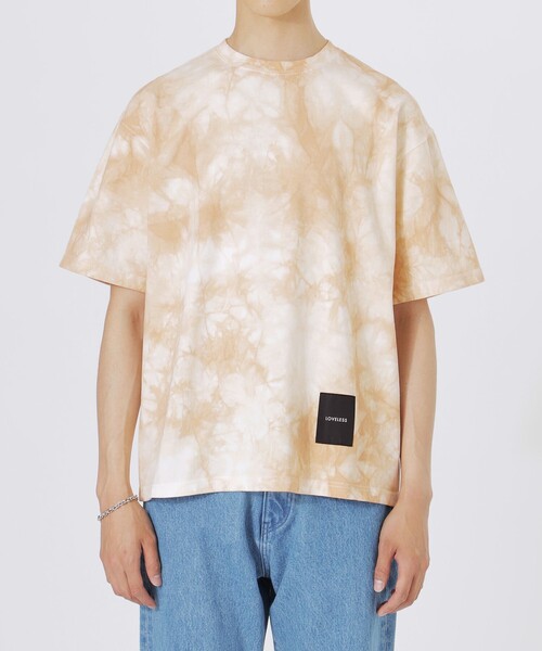 LOVELESS(ラブレス)の「ムラ染めオーバーTシャツ(Tシャツ/カットソー・メンズ・ブルー系その他7/ベージュ系その他2・M/L)」の7枚目の写真
