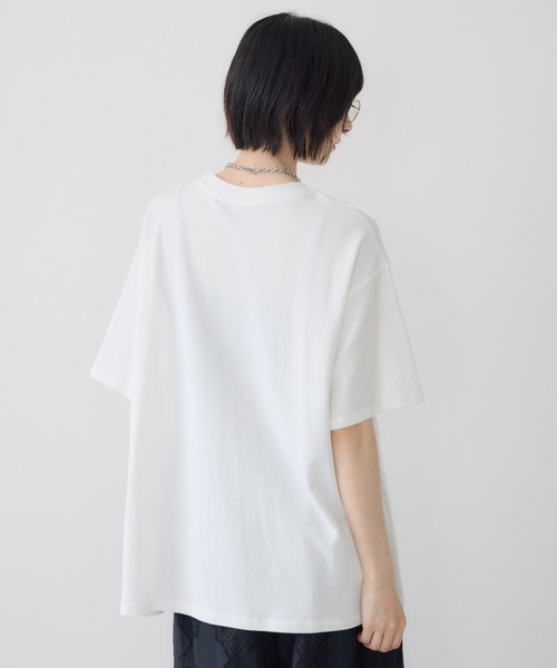 Paradise Picnic(パラダイスピクニック)の「ドッグ柄Tシャツ(Tシャツ/カットソー・レディース・ブラック/ホワイト・FREE)」の13枚目の写真