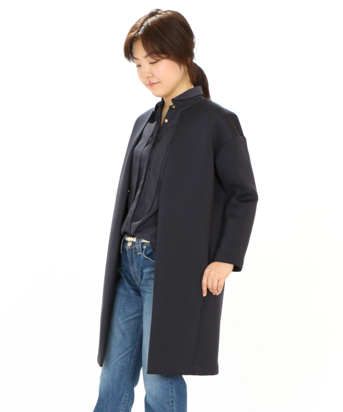 LOUNGEDRESS(ラウンジドレス)の「ボンディングコート(その他アウター・レディース・ホワイト/ネイビー・フリ-)」の13枚目の写真