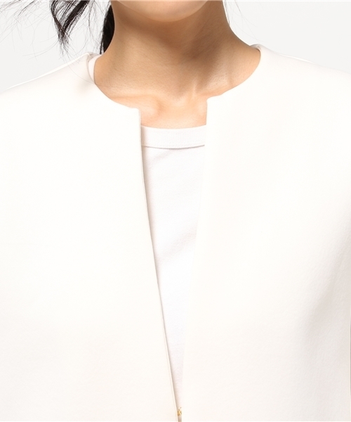 LOUNGEDRESS(ラウンジドレス)の「ボンディングコート(その他アウター・レディース・ホワイト/ネイビー・フリ-)」の7枚目の写真