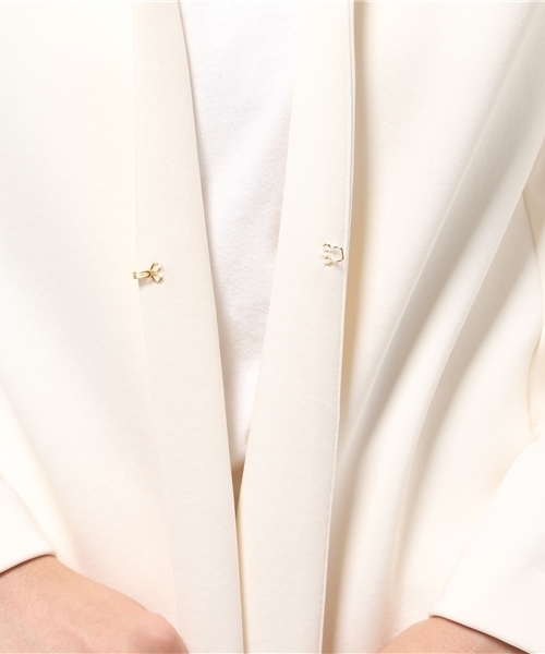 LOUNGEDRESS(ラウンジドレス)の「ボンディングコート(その他アウター・レディース・ホワイト/ネイビー・フリ-)」の10枚目の写真