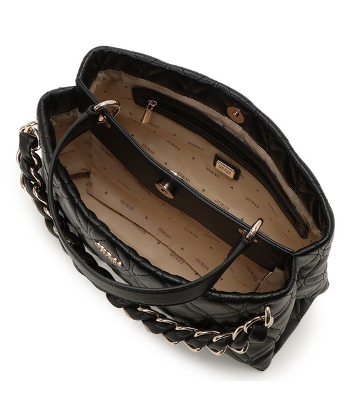 Guess(ゲス)の「MAXINE Satchel ショルダーバッグ ハンドバッグ(ショルダーバッグ・レディース・ブラック・ONE SIZE)」の11枚目の写真