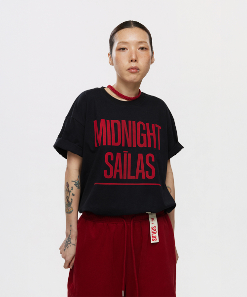 SAILAS(サイラス)の「T02.03 MIDNIGHT_BK(Tシャツ/カットソー・レディース・その他・LARGE/MEDIUM/SMALL)」の4枚目の写真