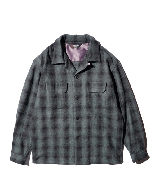 TOWNCRAFT（タウンクラフト）の「TOWNCRAFT / タウンクラフト 50S WOOL OMBRE W-FLAP LOOP COLLAR SHIRT ウール オンブレチェック ループカラーシャツ（シャツ/ブラウス・メンズ・ホワイト/グレー/ブラウン・MEDIUM/LARGE）」の18枚目の写真