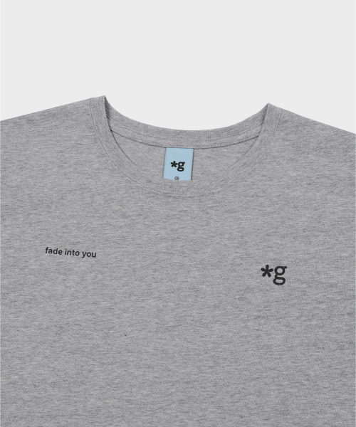 GRUNDEN(グルンデン)の「SMALL LOGO T-SHIRT (MELANGE GREY)_G26BUJTS05(Tシャツ/カットソー・レディース・その他・1/2/3/4)」の2枚目の写真