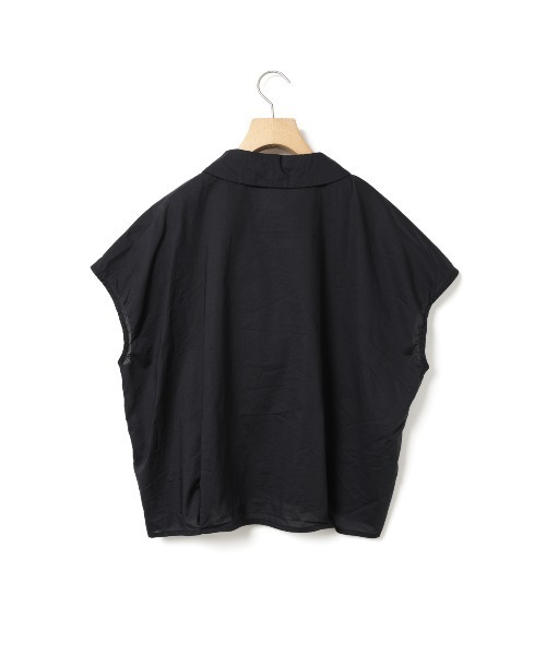 MidiUmi（ミディウミ）の「MidiUmi スカーフライクノースリーブシャツ（シャツ/ブラウス・レディース・ブラウン/ブルー/ネイビー/オフホワイト/ピンク・FREE）」の11枚目の写真