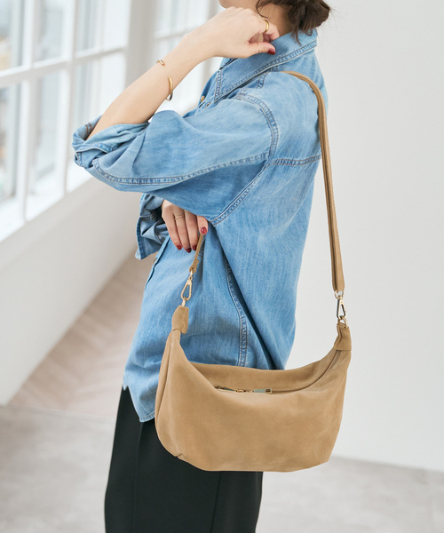 Spick & Span（スピックアンドスパン）の「《WEB限定 / 追加》MILOS / ミロス 別注 2WAYショルダーバッグ*（ショルダーバッグ・レディース・ベージュ/ブラック・FREE）」の15枚目の写真