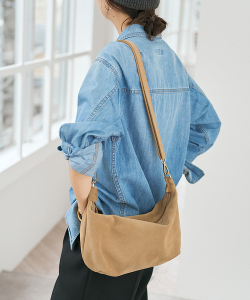 Spick & Span（スピックアンドスパン）の「《WEB限定 / 追加》MILOS / ミロス 別注 2WAYショルダーバッグ*（ショルダーバッグ・レディース・ベージュ/ブラック・FREE）」の16枚目の写真