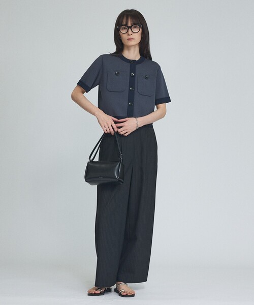 qualite(カリテ)の「【セットアップ対応】ウールライクワイドパンツ(その他パンツ・レディース・ブラック/グレー・38/36/34)」の19枚目の写真
