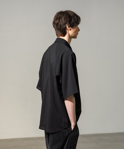 CITY TOKYO(シティトウキョウ)の「【CITY TOKYO】Cool-flex リラックスシャツ(シャツ/ブラウス・メンズ・ブラック/カーキ・2/1)」の6枚目の写真