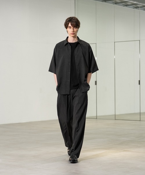 CITY TOKYO(シティトウキョウ)の「【CITY TOKYO】Cool-flex リラックスシャツ(シャツ/ブラウス・メンズ・ブラック/カーキ・2/1)」の11枚目の写真