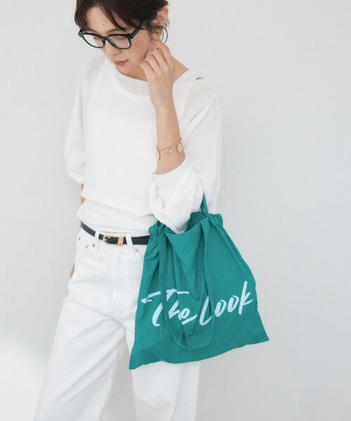 RIVE DROITE(リヴドロワ)の「予約【軽量/コーデ映えに】The Look トートバッグ(トートバッグ・レディース・グリーン/レッド・FREE)」の8枚目の写真