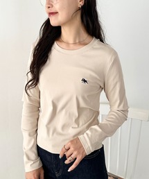 POLOCHAMPS(ポロチャンプス)/長袖Tシャツ 短丈 カットソー クルーネック