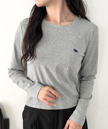 POLOCHAMPS(ポロチャンプス)/長袖Tシャツ 短丈 カットソー クルーネック