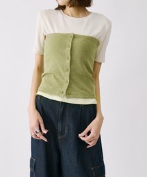 goocy | フライス半袖ビスチェセット(Tシャツ/カットソー)