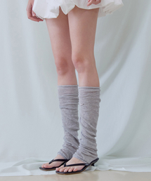 MINCO（ミンシオ）の「Sugar Loose Long Leg Warmer (Gray)（レッグウォーマー）」