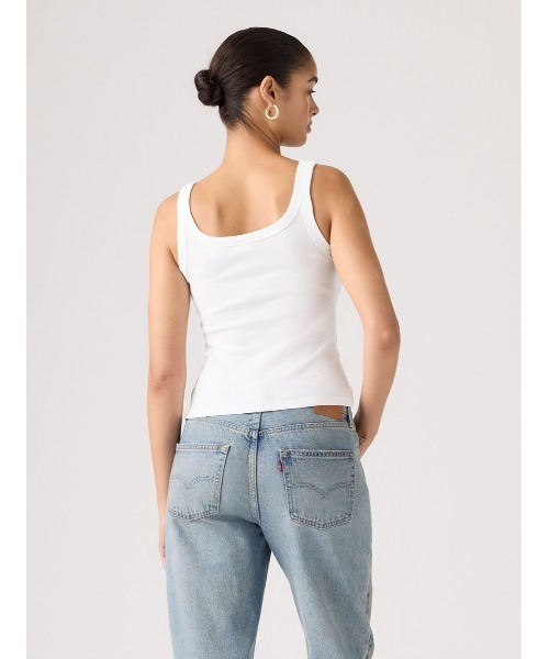 Levi's(リーバイス)の「Levi's/リーバイス エッセンシャル リブタンクトップ(タンクトップ・レディース・ホワイト・XS/S/M)」の3枚目の写真