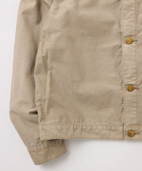 UNFOLLOW(アンフォロー)の「【FOLL / フォル】vintage washed wardrobe blouson(その他アウター・メンズ・ベージュ/ブラック・3/2)」の6枚目の写真