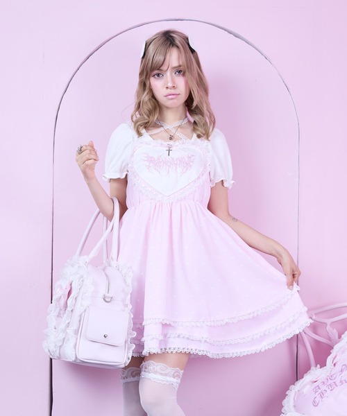AVENCHUMU｜アバンチュウム（レディース）のワンピース（ホワイト/白色