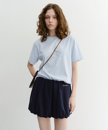 UNISEX CUPID ARCH LOGO T-SHIRT_UDTS6B129_SOFT BLUE