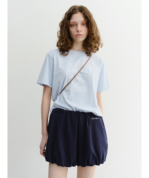 DUNST(ダンスト)の「UNISEX CUPID ARCH LOGO T-SHIRT_UDTS6B129_SOFT BLUE(Tシャツ/カットソー・レディース・ライトブルー・LARGE/X-LARGE/XX-LARGE/X-SMALL/SMALL/MEDIUM)」の2枚目の写真