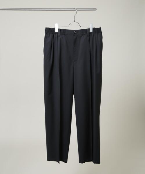 FARAH(ファーラー)の「FARAH/別注 CANONICO Twill Black Slacks(セットアップ可)(スラックス・メンズ・ブラック・L/M)」の1枚目の写真
